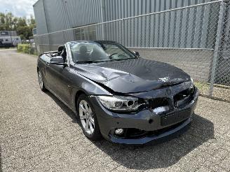 Voiture accidenté BMW 4-serie 420d AUTOMAAT CABRIO | LED | CAMERA | NECK HEATERS | FULL OPTIONS! 2014/8