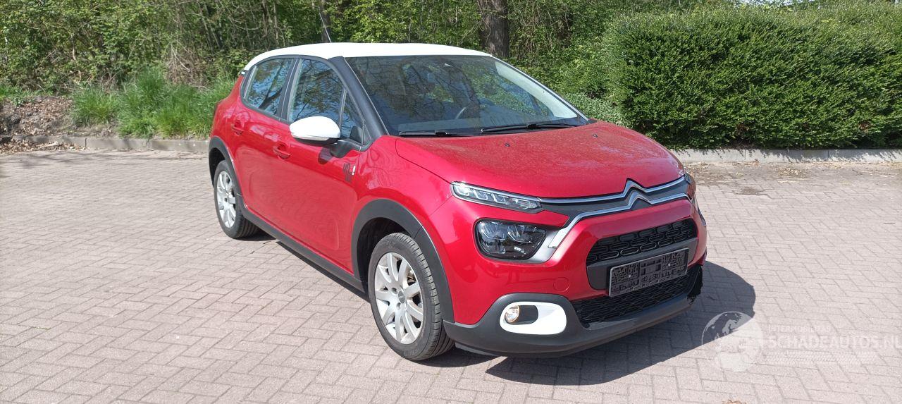 Citroën C3 1.2-benzine Led-Koplampen Led-dagrijverlichting Airconditioning Stoelverwarming cruisecontrol Dab Radio elektrische buitenspiegels met verwarming Elektrische ramen centrale vergrendeling met afstandsbediening Start-Stop systeem Drivelane assistent mistlam