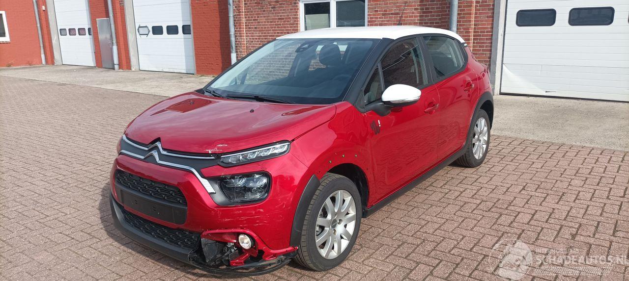 Citroën C3 Bj:11-2022 1.2 83pk Airconditioning Full-Led koplampen Led Dagrijverlichting mistlampen Stoelverwarming cruisecontrol Dab Radio elektrische buitenspiegels met verwarming Centrale vergrendeling met afstandsbediening Start-Stop Drivelane assistent Lichtmeta