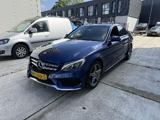 krockskadad bil auto Mercedes C-klasse C180 AMG LEASE EDITION - NAVI - CAMERA - LEDER 2017/2