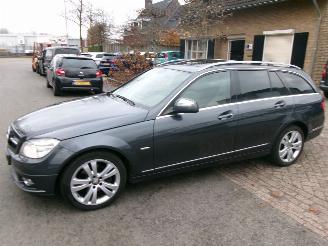 krockskadad bil auto Mercedes C-klasse 230 AVANTGARDE BENZINE AUTOMAAT CLIMA LEDER 2008/4