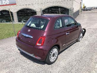 damaged passenger cars Fiat 500 LOUNGE 1.2 2020/10