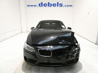 damaged passenger cars BMW 2-serie 2.0 D 2017/2