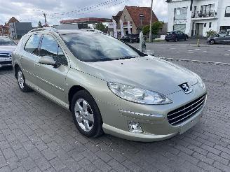 damaged passenger cars Peugeot 407 1.6 HDI SW 2008/12