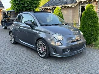 krockskadad bil auto Fiat 500C ABARTH 595 TURISMO AUTO LEDER 118 kw 2013/2