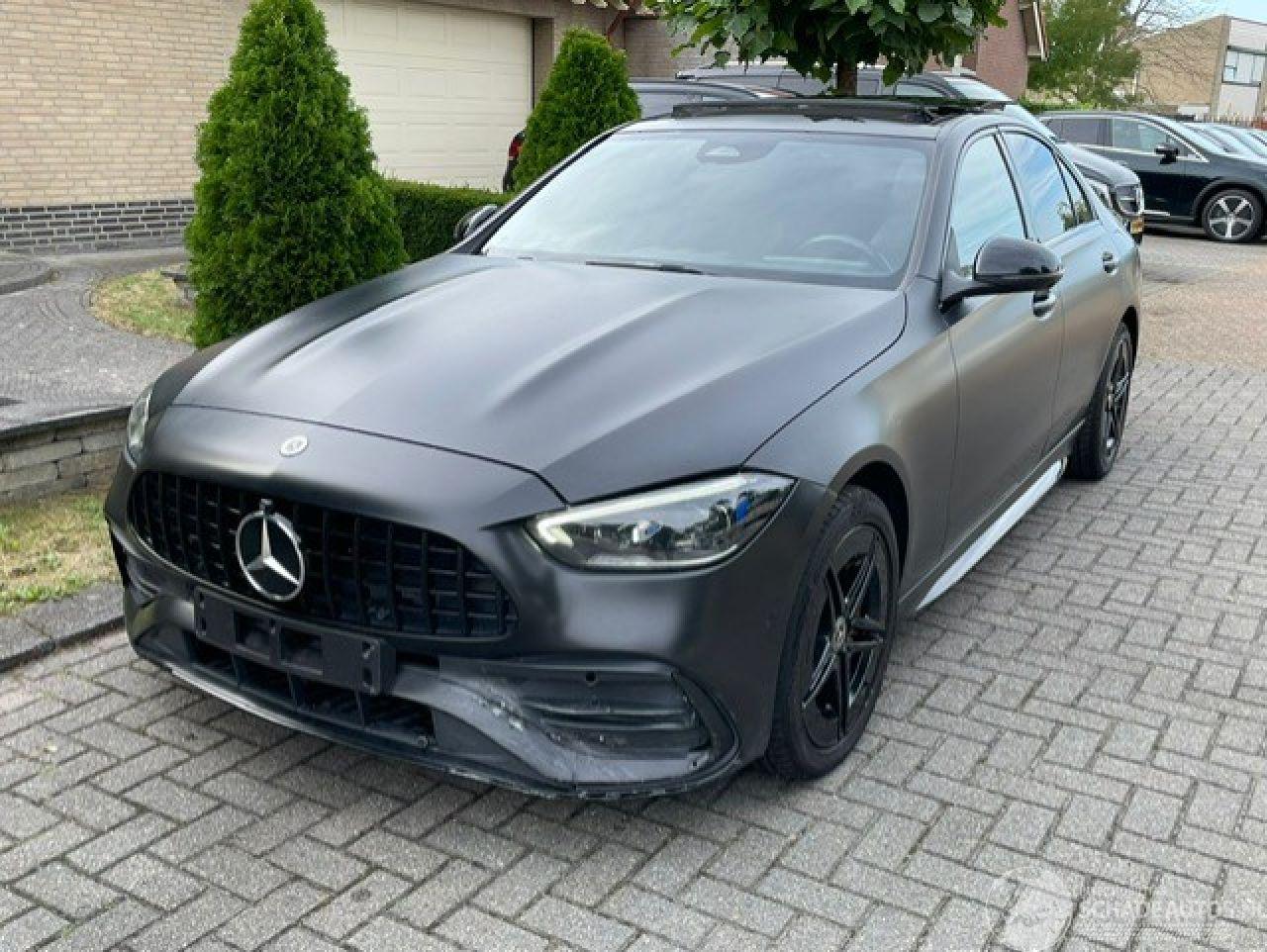 Mercedes C-klasse 300 e AMG LINE PANO CAMERA NAVI LED
