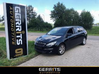 Coche siniestrado Peugeot 308 308 SW (L4/L9/LC/LJ/LR), Combi 5-drs, 2014 / 2021 1.6 BlueHDi 120 2015/12