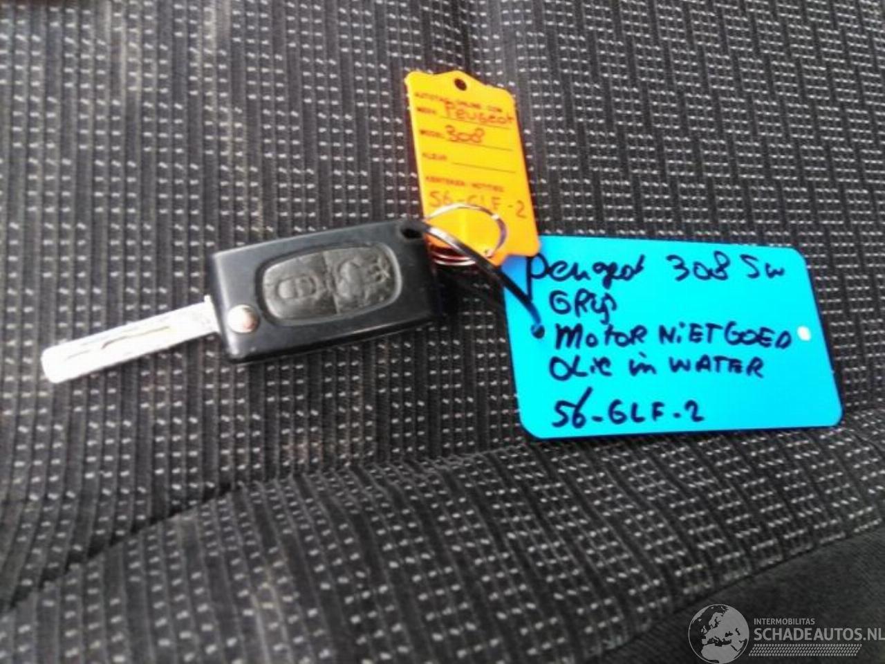 Peugeot 308 308 SW (4E/H), Combi 5-drs, 2007 / 2014 1.6 VTI 16V