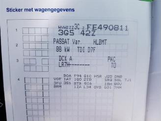 Volkswagen Passat Passat Variant (3G5), Combi, 2014 1.6 TDI 16V picture 9