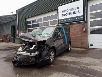 Vrakbiler auto Peugeot Partner Partner (EF/EU), Van, 2018 1.6 BlueHDi 100 2019/8