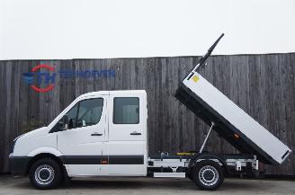 Schadeauto Volkswagen Crafter 2.0 TDi Kieper/kipper Dubbele Cabine Airco 7-Persoons 80KW Euro 5 2016/2