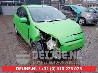 Vrakbiler auto Mitsubishi Space-star Space Star (A0), Hatchback, 2012 1.2 12V 2013/6