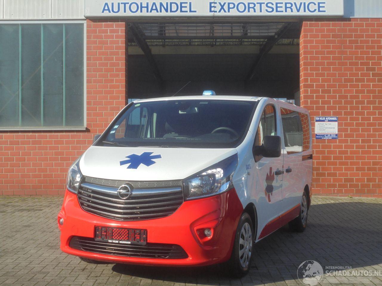 Opel Vivaro 3x Ambulance, Airco, Cruise control, 2x schuifdeur