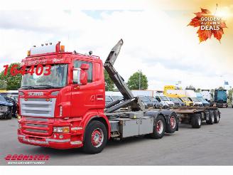 skadebil vrachtwagen Scania R R480 Joab + Kelberg 6X2 Anhänger 2007/4