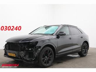 damaged passenger cars Audi Q8 50 TDI Quattro S-Line Teilediebstahl Pano LED ACC B&O Camera AHK 2019/4