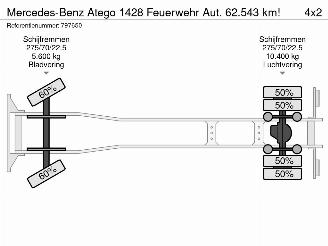 Mercedes Atego 1428 Feuerwehr Aut. 62.543 km! picture 61