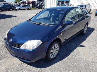 Vrakbiler auto Nissan Primera P12 Blauw BW9 Onderdelen Bumper Deur 2002/9