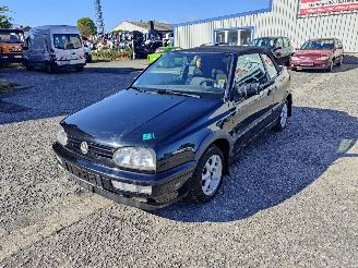 Vrakbiler auto Volkswagen Golf 3 1.8 Cabrio Zwart L041 Onderdelen AAM Motor 1994/10