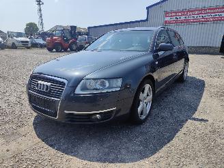 Vrakbiler auto Audi A6 3.0 TDI Grijs LZ7Q Onderdelen Automaatbak 2007/11