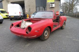 Damaged car Fiat 850 spider 1969/1