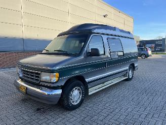 skadebil auto Ford USA Econoline 5.7 V8 DUBBELE CABINE, LPG 1995/6