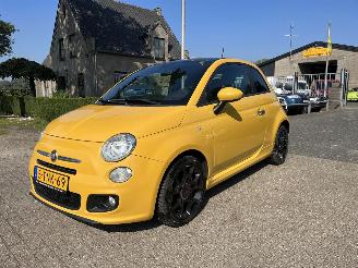 uszkodzony samochody osobowe Fiat 500 0.9 TwinAir Turbo 500S SPORT UITVOERING, AIRCO 2014/3
