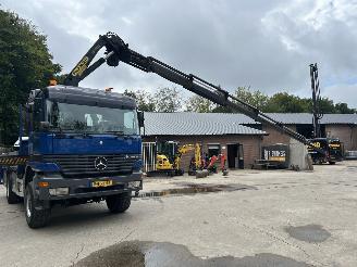 Mercedes Actros 1831 AK 4x4 Open laadbak met zware Palfinger laadkraan picture 35