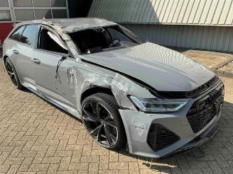 Vrakbiler auto Audi Rs6 RS 6 Avant (C8), Combi, 2019 4.0 V8 TFSI Mild Hybrid 32V 2020/10