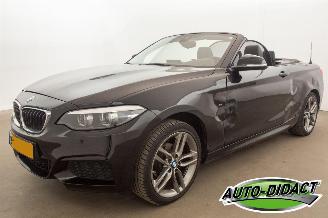 uszkodzony samochody osobowe BMW 2-serie 218i Automaat Navi Camera Leder Clima 2018/6
