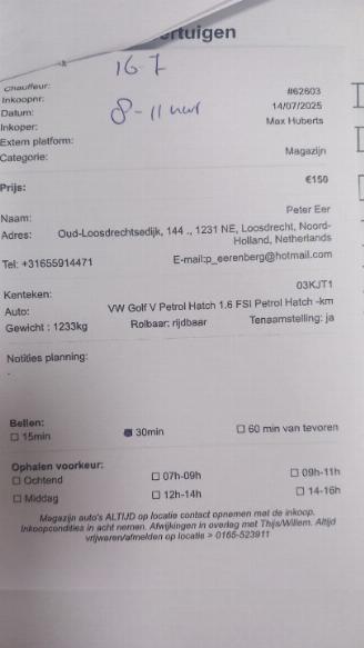 Volkswagen Golf Golf V (1K1) Hatchback 1.6 FSI 16V (BLP) [85kW]  (10-2003/07-2008) picture 1