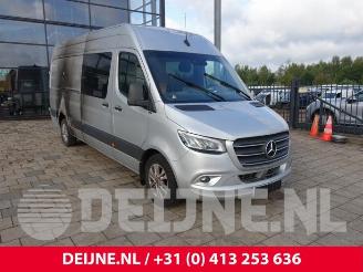 krockskadad bil auto Mercedes Sprinter Sprinter 3,5t (907.6/910.6), Van, 2018 319 CDI 3.0 V6 24V RWD 2021/1
