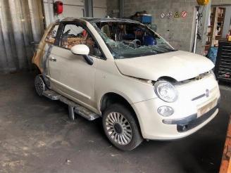 Vrakbiler auto Fiat 500 500 (312), Hatchback, 2007 0.9 TwinAir 85 2011/4