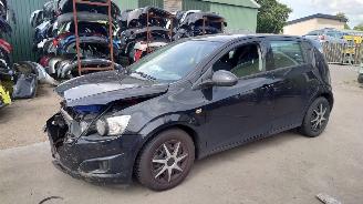 Vrakbiler auto Chevrolet Aveo 2012 1.3 Cdti A13DTE Zwart onderdelen 2012/6